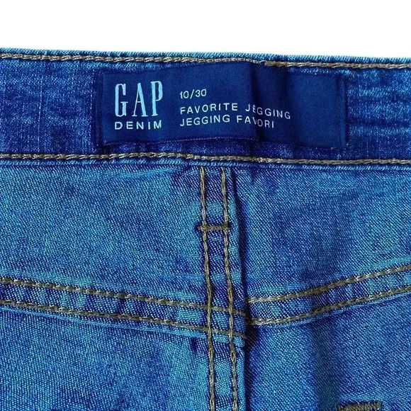 NWOT, GAP, Mid Rise Favorite Ankle Jeggings, Size 30, Dark Indigo Blue - Picture 6 of 11